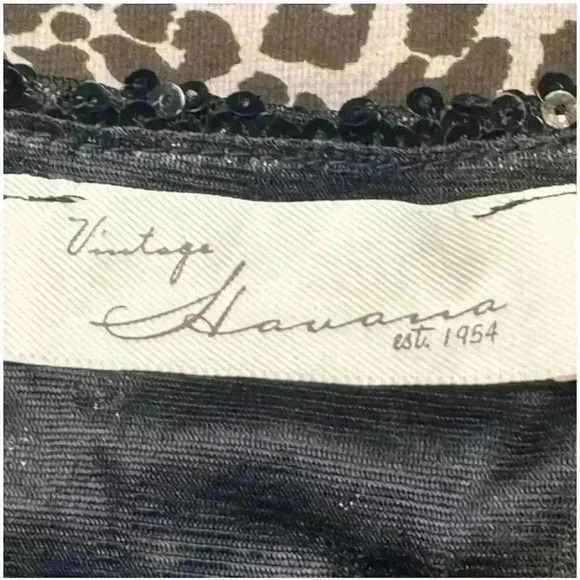 NWT- Vintage Havana Women's Medium Leopard Print Sequin Blouse - Picture 4 of 6